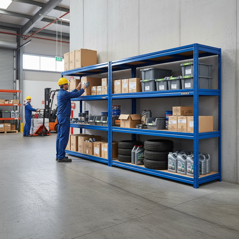 Premium Heavy Duty Garage Shelving - 1770mm High - Up to 600kg Capacity