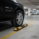 Premium 900mm Rubber Wheel Stop for Parking with Durable Recycled Material for Industrial and Commercial Use
