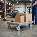 50mm Heavy Duty Swivel Bolt Hole Castor with Twin Wheels