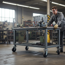 160mm Heavy Duty Swivel Plate Castor with Cast Iron Centre