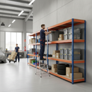 3x Premium Heavy Duty Garage Shelving - 2200mm High - 500kg Load Capacity