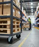 200mm Extra Heavy Duty Fixed Plate Castor with Cast Iron Wheel