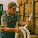 24mm White Polypropylene Rope - 1" 3-Strand Poly Rope, Heavy Duty, 220m Coil or Per Metre