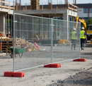 Premium Heavy Duty Temporary Fencing Panel 3.5m Wide x 2m Tall - Galvanised Steel Construction for Robust Site Security