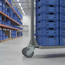 75mm Diameter Premium Wheel with Grey Thermoplastic Rubber