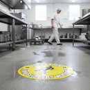 Premium High-Visibility Floor Sign 430mm - Slip-Resistant Warning for Wet Surfaces