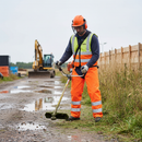 Premium Hi-Vis Chaps - Lightweight, Waterproof with Welded Seams for Enhanced Visibility and Protection