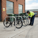 Premium Stainless Steel Sheffield Style Toast Rack Bike Stand for Easy Installation and Secure Bicycle Parking