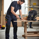 Premium Craftsman Trousers with 4-Way Stretch Fabric and Free Backpack