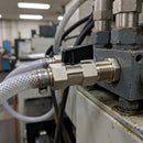 3/8in BSP Female Plated Brass Mini Ball Valve 41mm