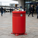 Open Top Litter Bin 140 Litre MDPE
