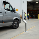 Premium Galvanised Cranked Bollard for Enhanced Security and Aesthetic Appeal in Drive-Through Areas