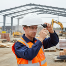 Premium Vented Wheel Ratchet Safety Helmet with Integrated Safety Glasses for Enhanced Visibility and Comfort