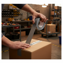 Premium Heavy Duty Duct Tape 50m Roll - Strong Adhesive for Car Park Markings and General Repairs