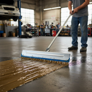 Professional Serrated Floor Squeegee with Long-Life Polyurethane Blade, Available in Multiple Sizes and Serration Pitches