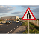 Dual Carriageway Ends Post Mounted Sign - Dia 520 R2/RA2 (Face Only)