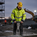 Premium Lightweight Hi-Vis Winter Jacket - Waterproof, Windproof with Reflective Details and Mesh Lining for Enhanced Flexibility
