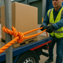 Premium 12mm Orange Polypropylene Rope 3 Strand - 50m Coil | High-Strength