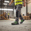 Premium Lightweight Safety Shoe with Composite Toe and Breathable Suede Leather for Comfort and Protection
