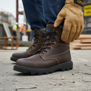 Premium Heavy Duty 6 Inch Boot with Steel Toe Cap, Anti-Static, Slip Resistant and Water Resistant Features