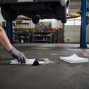 Premium Single Weight Oil and Fuel Absorbent Pads - Heat Sealed Bag (Pack of 40)