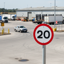 Premium 20mph Speed Limit Sign for Residential Areas with High Visibility Design and Compliance with Traffic Regulations
