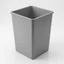 132 Litre Square Polyethylene Litter Bin with Swing Lid (view 2)