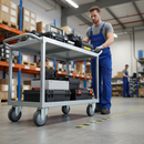 125mm Heavy Duty Swivel Bolt Hole Castor with Anti-Static Features