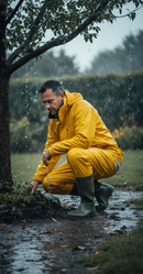 Premium Waterproof Trousers with Adjustable Features for Agriculture and Industrial Use