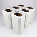Corrugated Cardboard Recycling Bin 60L – Pack of 5 Colour-Coded (view 2)