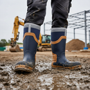 Premium Heavy Duty Neoprene Safety Wellingtons with Protective Toecap, Midsole, and Activ-Step Footbed for Superior Comfort and Durability