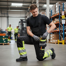 Premium Hi-Vis Trousers with Stretch, Holster Pockets, and CORDURA Reinforcement for Comfort and Durability