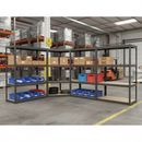 Premium Corner Shelving Unit - 1600mm High - 200/280kg Capacity - Grey