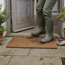 Premium Coco Door Mat with Latex Backing for Enhanced Dirt Trapping and Easy Maintenance