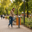 Premium 50L Litter Bin with Eco-Friendly Materials for Urban and Rural Environments