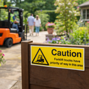 Caution Safety Sign – Rigid Plastic & Vinyl – Indoor/Outdoor Use