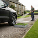 Premium Heavy Duty Grass & Gravel Manhole Cover with 80mm Tray Depth and 600x450mm Opening Size for Driveways and Patios