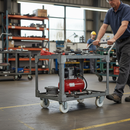 125mm Heavy Duty Braked Swivel Plate Castor Nylon Wheel with 200Kg Load Capacity