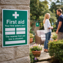 First Aid Safety Signs – Nearest Box Location – Indoor/Outdoor