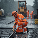 Premium Waterproof Hi-Visibility Overtrousers with Breathable Fabric Technology and Practical Features for Comfort and Safety