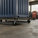 200mm Heavy Duty Swivel Plate Castor with Cast Iron Centre