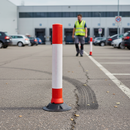 Professional Traffic Guidance Memory Post with Flexible Design, Anti-Aging Polyethylene Material, and Optional Base for Enhanced Safety