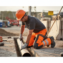 High-Performance Safe Trousers with Kneepad Pockets - Hi-Vis Orange/Dark Anthracite