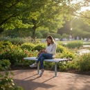 Premium Outdoor Mild Steel Bench - Durable, Classic Design for Public Spaces - High-Quality Professional Grade for Industrial and Commercial Applic...