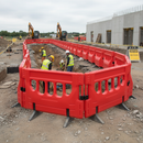 Premium Water-Filled Pedestrian Barrier System - Stacking Design, No Assembly, Cost-Efficient Transport