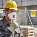 Premium FFP3 Disposable Fold Flat Face Mask with Typhoon Valve - 10 Pack for Heavy Duty Protection Against Hazardous Dust