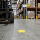 High-Performance Self-Adhesive Floor Markers - Arrow Design, Pack of 10 for Safety and Organization
