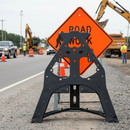 Professional Heavy Duty Plastic Quick Fit Road Sign Frame with Lightweight Design and Compatibility for Multiple Sign Faces