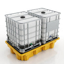Double IBC Spill Bund with Grate – 1100L Capacity, 4000kg Load (view 2)