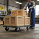 80mm Premium Swivel Bolt Hole Castor with Elastic Nylon Centre